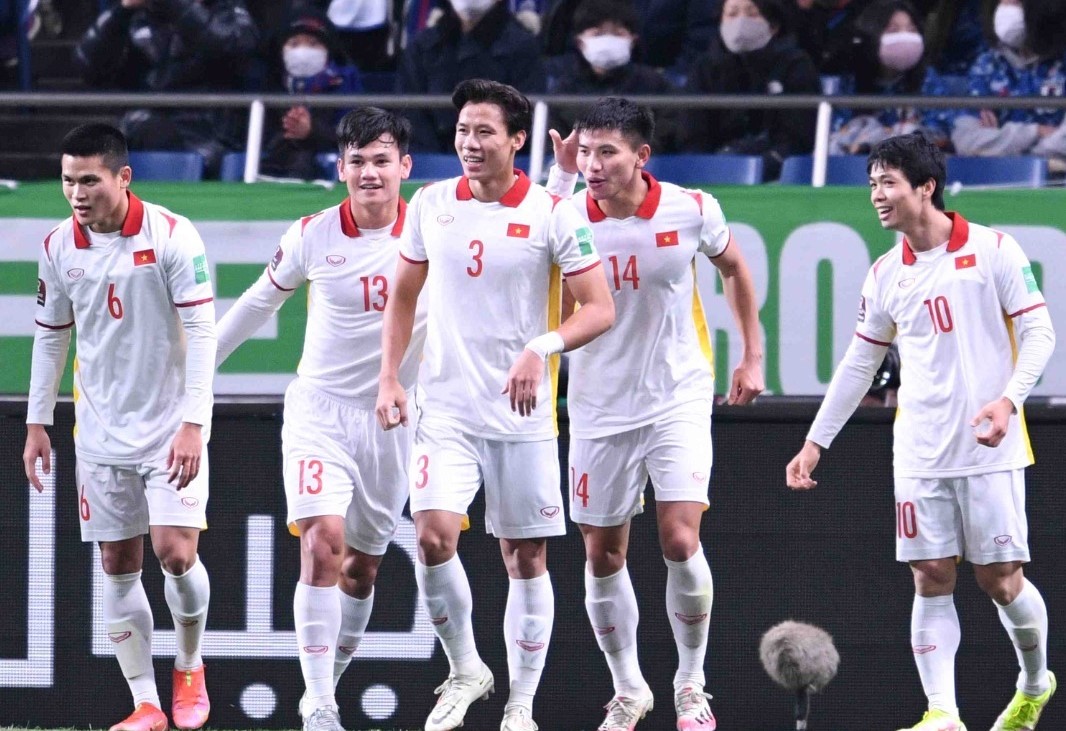 Thanh Bình ngày càng thi đấu chắc chắn trong màu áo ĐT Việt Nam. Ảnh: VFF