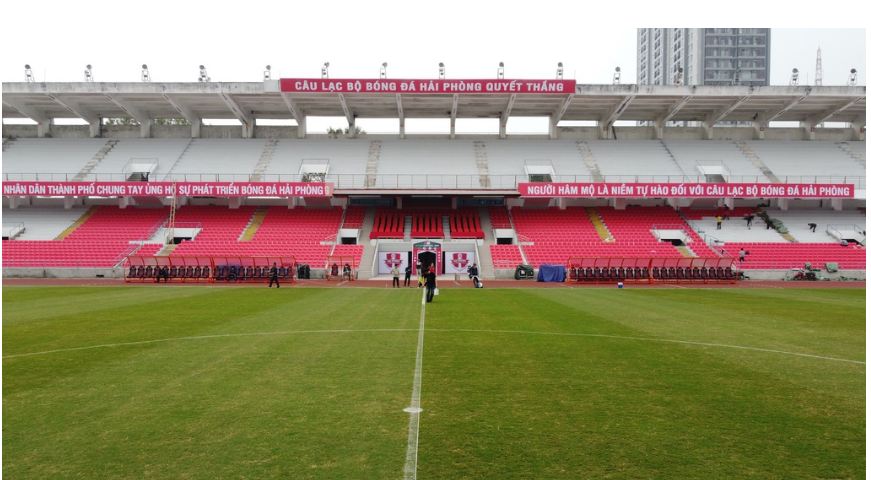 Sân Lạch Tray được lựa chọn tổ chức SEA Games 31. Ảnh: Internet