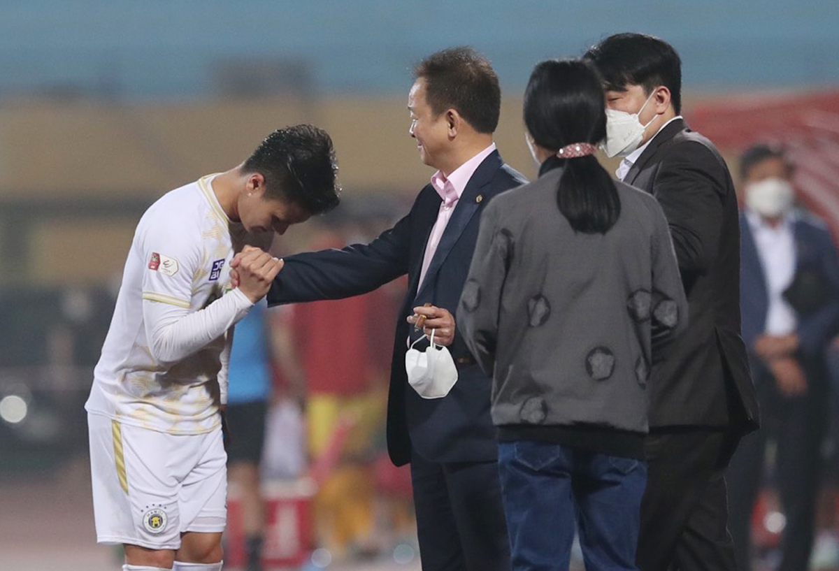 Quang Hải sẽ thi đấu trận cuối cùng cho CLB Hà Nội tại V-League 2022. Ảnh: Internet