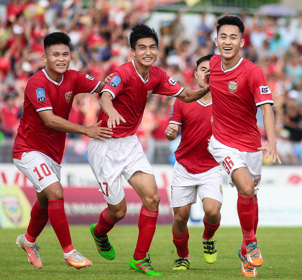 Các cầu thủ Hà Tĩnh sẽ tìm lại chiến thắng ở Cup QG. Ảnh: Internet