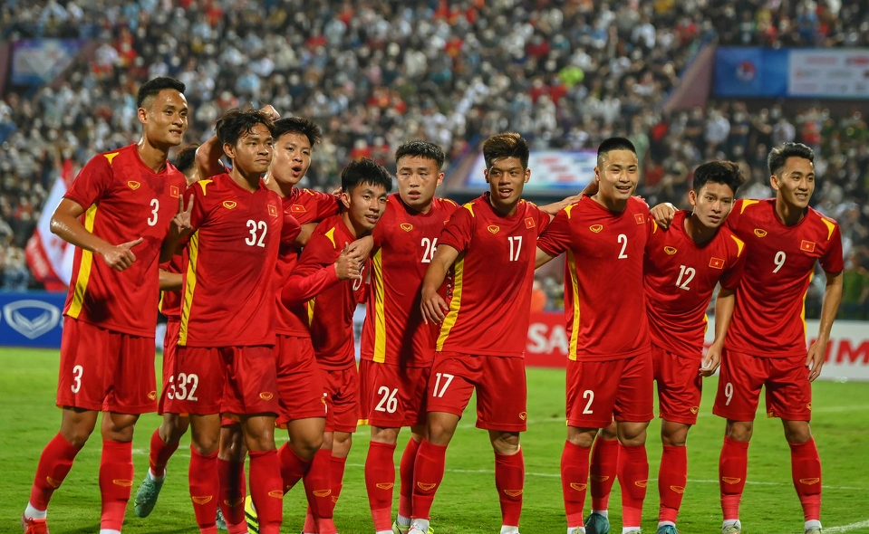 Văn Tới ghi bàn gỡ hòa cho U23 Việt Nam ở trận lượt đi. Ảnh: Internet