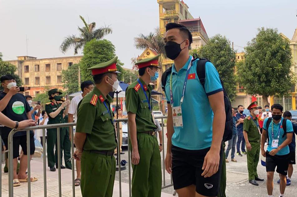 U23 Việt Nam đã có mặt tại SVĐ Việt Trì. Ảnh: Internet