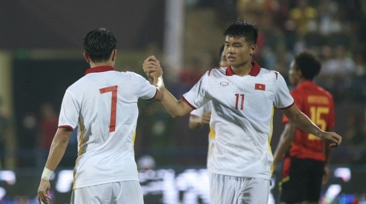 Văn Tùng khai thông bế tắc cho U23 Việt Nam. Ảnh: Internet