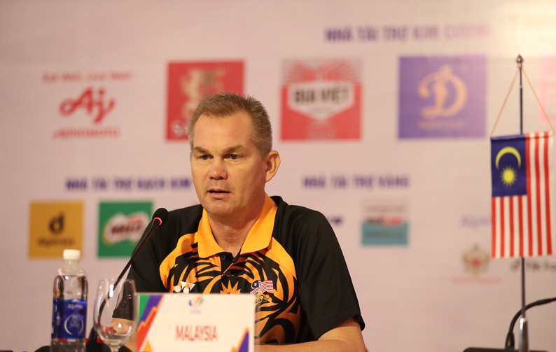 Ông Brad Maloney khẳng định U23 Malaysia sẽ nỗ lực để đi đến trận đấu cuối. Ảnh: VFF