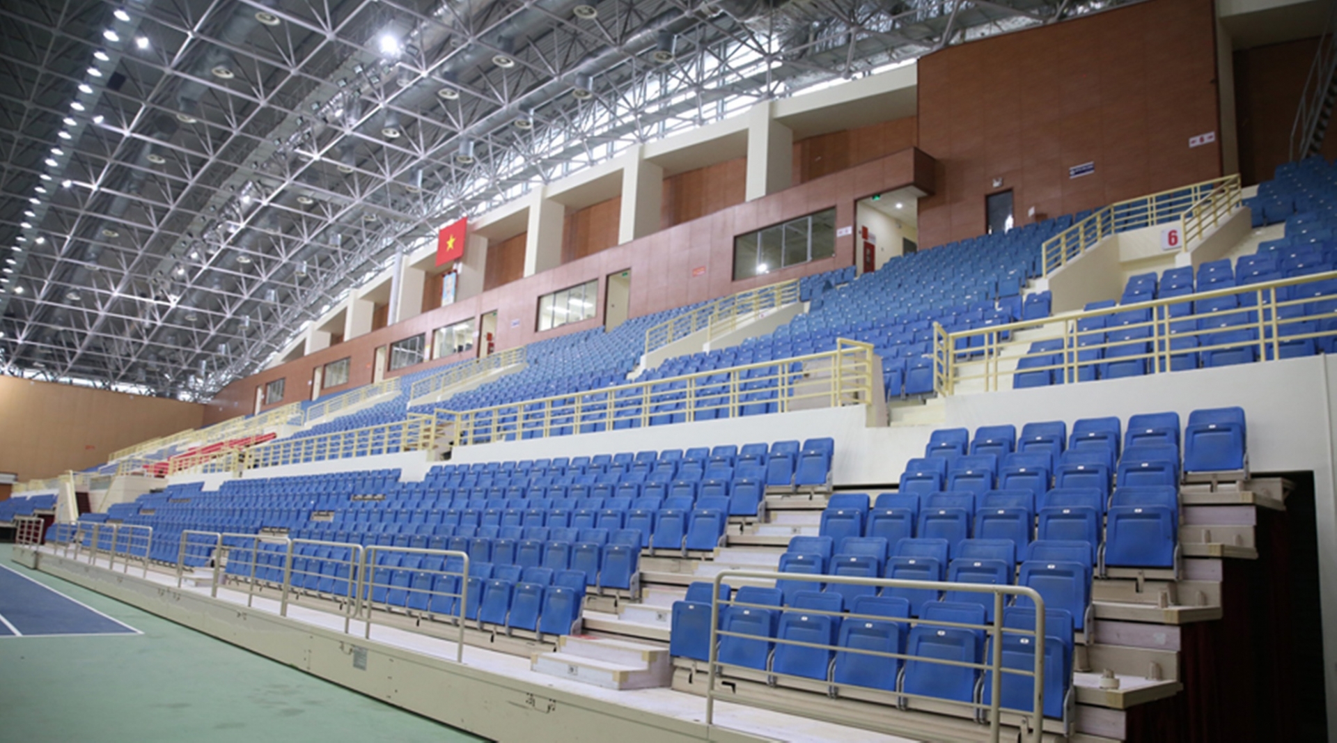 Cung điền kinh Hà Nội có sức chứa khoảng 2.000 chỗ ngồi. Ảnh: Internet