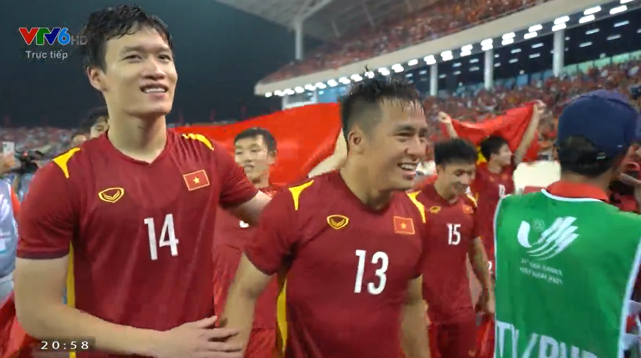 U23 Việt Nam ăn mừng chiến thắng trước U23 Thái Lan. Ảnh: Internet U23 Việt Nam ăn mừng chiến thắng trước U23 Thái Lan. Ảnh: Internet