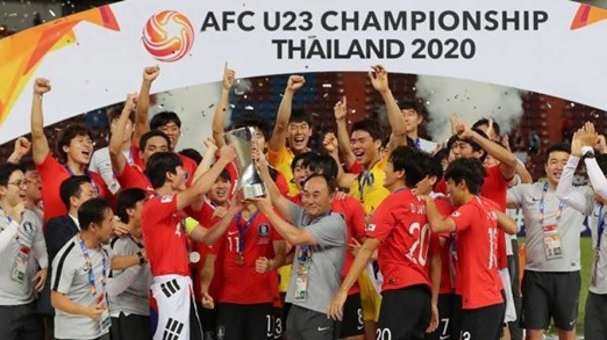 U23 Hàn Quốc đang là nhà ĐKVĐ U23 châu Á. Ảnh: Internet