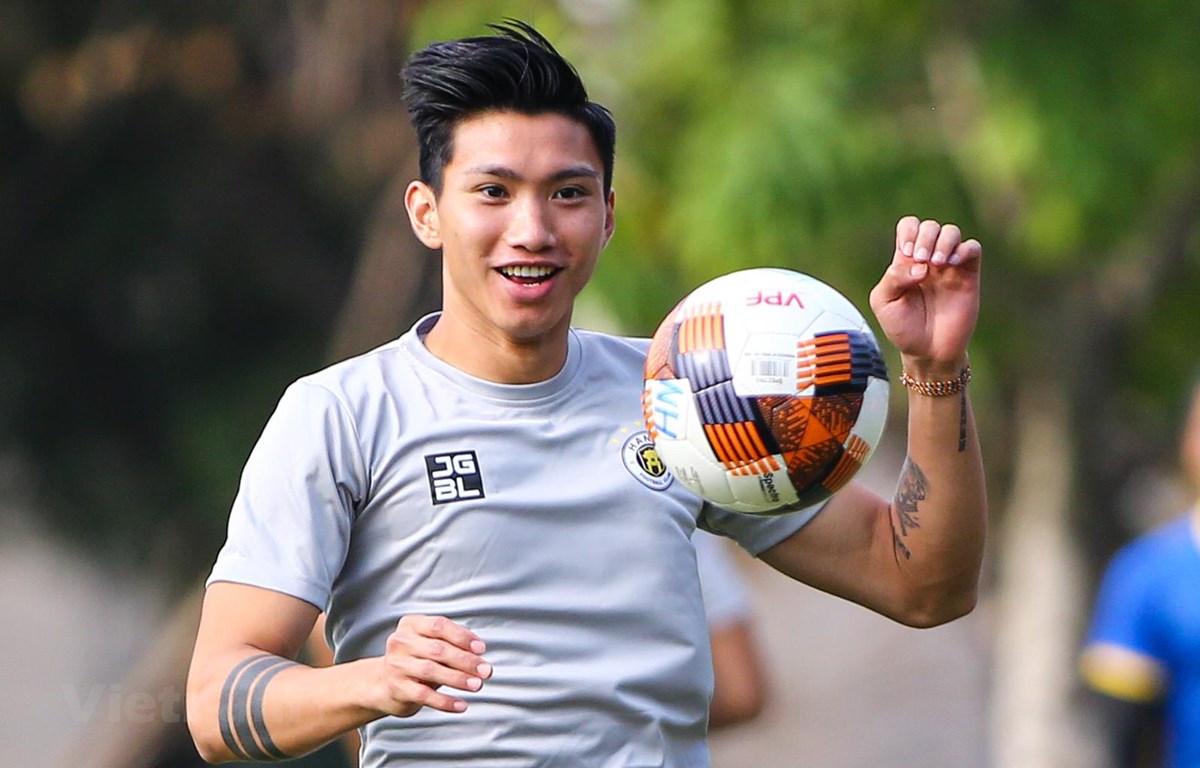 Văn Hậu không tham dự giải Tứ hùng do chấn thương. Ảnh: Internet