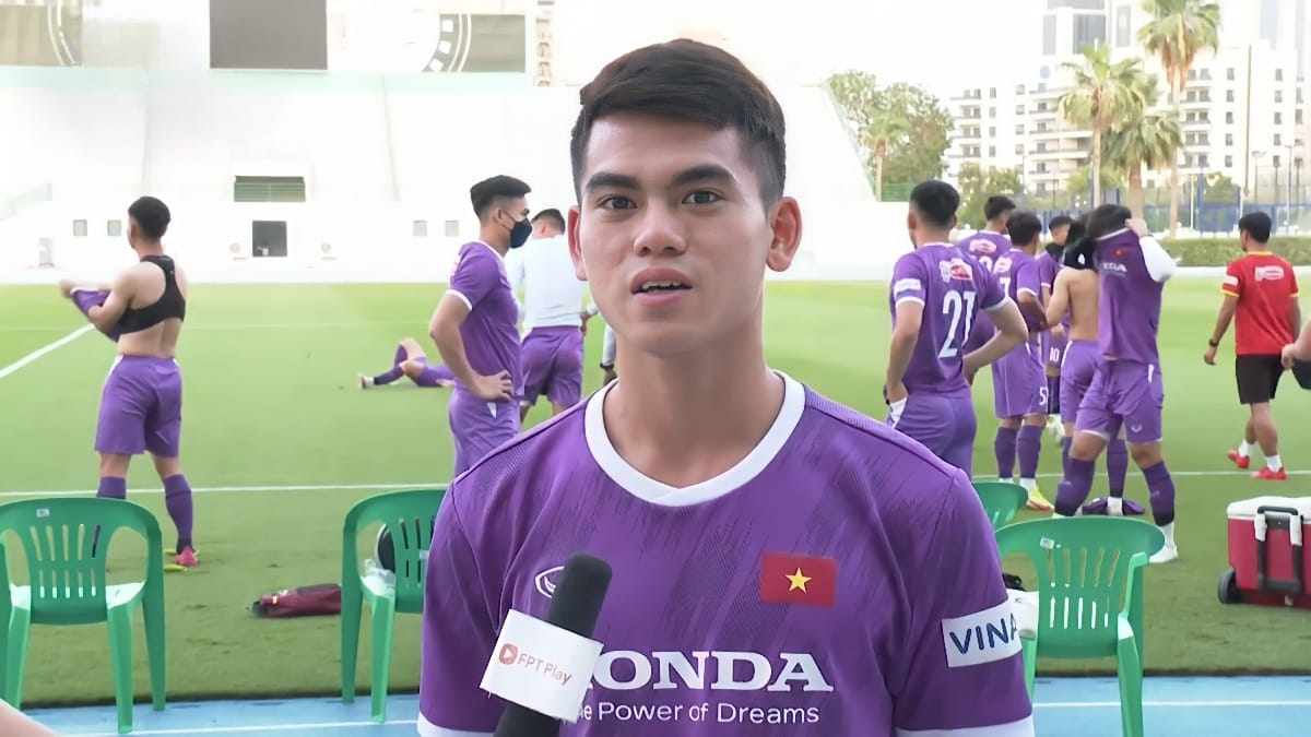 Tiền vệ Khuất Văn Khang. Ảnh: Internet