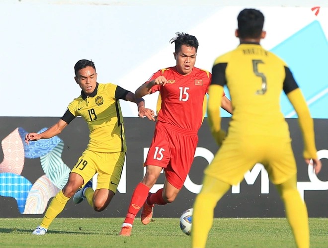 U23 Việt Nam 2-0 U23 Malaysia: Thầy trò HLV Gong Oh-kyun xuất sắc giành vé vào Tứ kết U23 châu Á 2022 - Ảnh 5 U23 Việt Nam 2-0 U23 Malaysia: Thầy trò HLV Gong Oh-kyun xuất sắc giành vé vào Tứ kết U23 châu Á 2022 - Ảnh 5