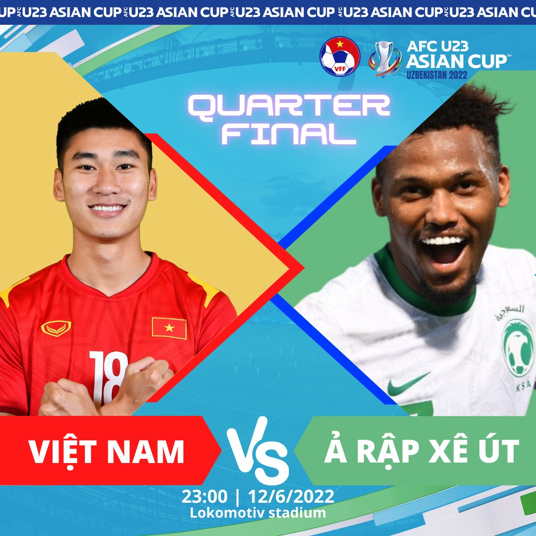 Truyền thông Saudi Arabia rất quan tâm đến trận tứ kết với U23 Việt Nam. Ảnh: Internet