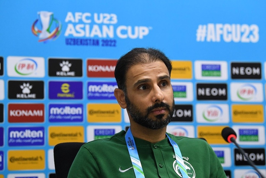 HLV Saad Al-Shehri (U23 Saudi Arabia). Ảnh: Internet