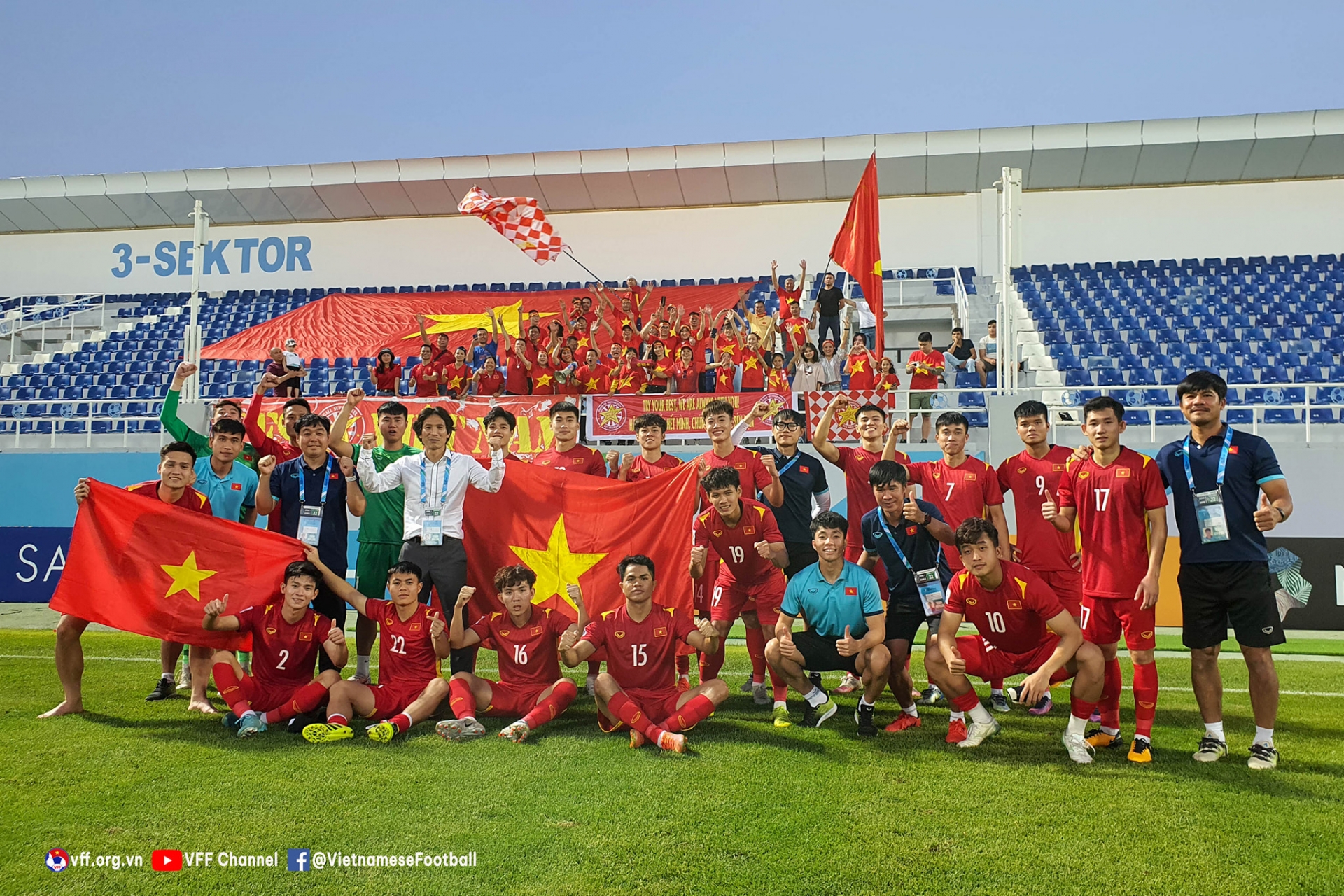 U23 Việt Nam đã có một giải đấu thành công tại VCK U23 châu Á 2022. Ảnh: Internet