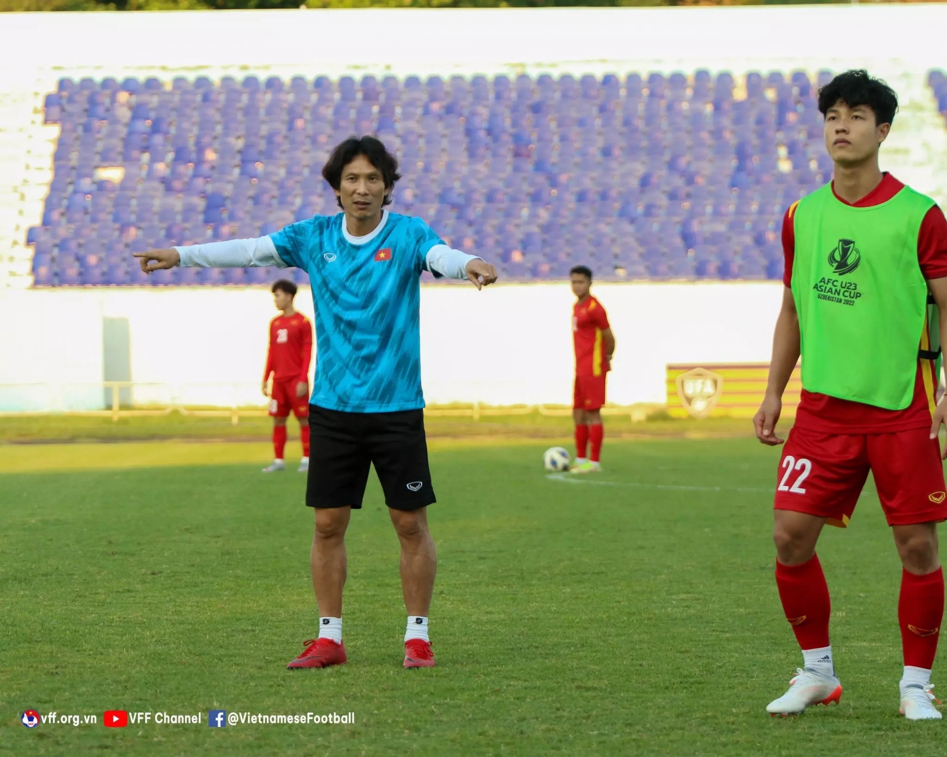 HLV Gong Oh-kyun luôn tạo tâm lý thoải mái cho các học trò. Ảnh:Internet