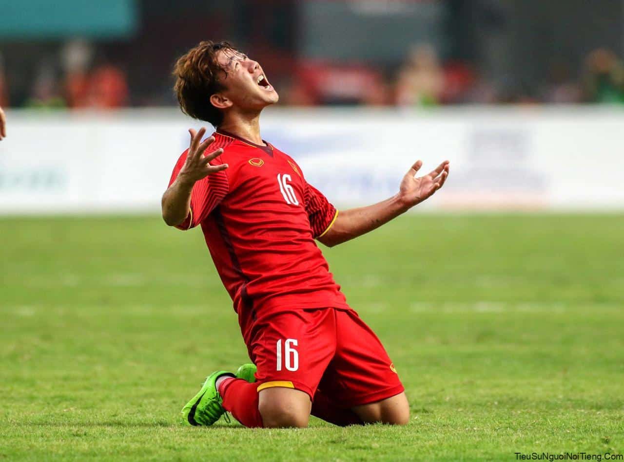 Minh Vương luôn thi đấu đầy nhiệt huyết ở ĐT Việt Nam. Ảnh: Internet