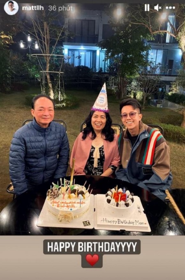 CEO Matt Liu bất ngờ đăng ảnh hạnh phúc trong tiệc sinh nhật mẹ Hương Giang idol. Cặp đôi sắp có tin vui rồi hay sao!