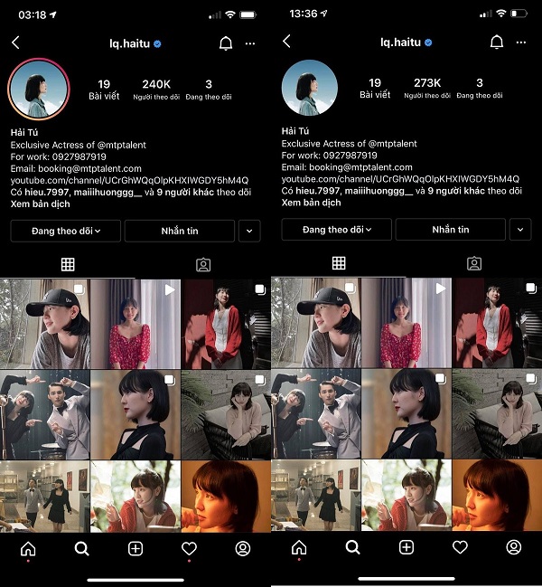 Chỉ sau 1 đêm bị réo tên 'trà xanh' Hải Tú, 'gà cưng' Sơn Tùng bất ngờ tăng follow nườm nượp - Ảnh 2