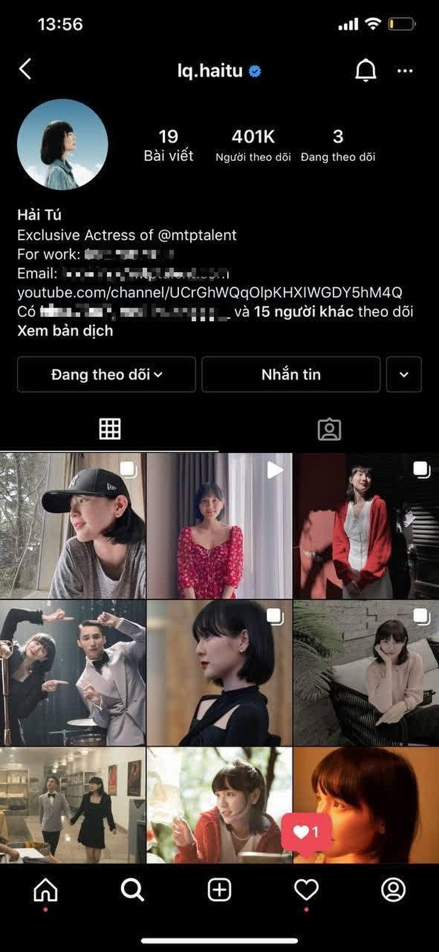Hải Tú cũng tăng gấp 3 lần lượt theo dõi Hải Tú cũng tăng gấp 3 lần lượt theo dõi