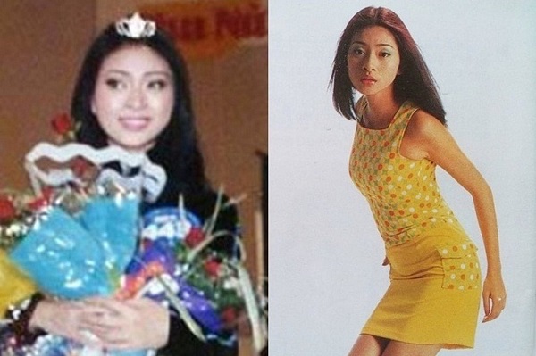 Nhan sắc 'đả nữ' Ngô Thanh Vân thời điểm đoạt ngôi Á hậu và hiện tại. 