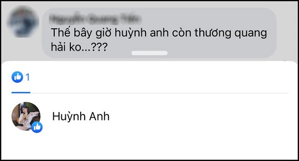 Chỉ một chi tiết, dân mạng soi ra mối quan hệ tình cảm hiện tại giữa Huỳnh Anh và Quang Hải Chỉ một chi tiết, dân mạng soi ra mối quan hệ tình cảm hiện tại giữa Huỳnh Anh và Quang Hải