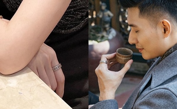 Nhiều nghi vấn cho rằng đây là 'tín vật tình yêu', đánh dấu một kỷ niệm đặc biệt nào đó của hai người. Nhiều nghi vấn cho rằng đây là 'tín vật tình yêu', đánh dấu một kỷ niệm đặc biệt nào đó của hai người.