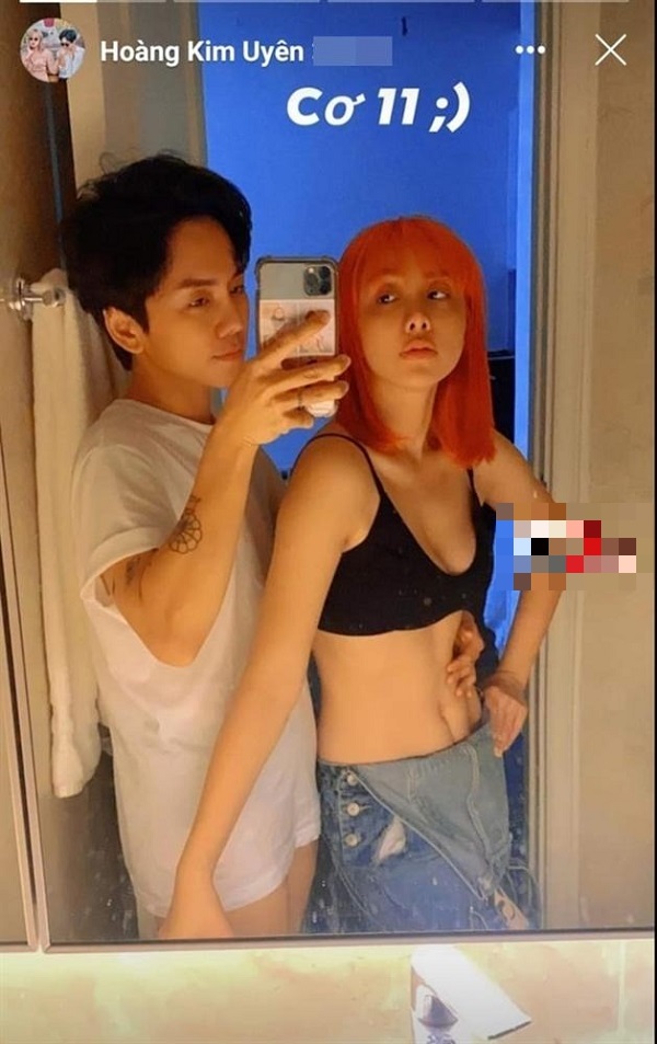 Đỏ mặt với loạt ảnh phòng the của Miko Lan Trinh và bạn trai chuyển giới.