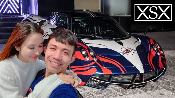 Minh Nhựa từng khoe xe bạc tỉ bên bà xã