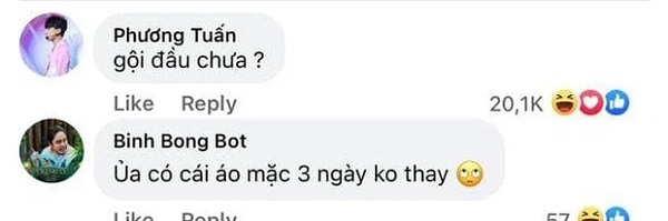 Nhưng lại bị người quen tố mặc 3 ngày không giặt