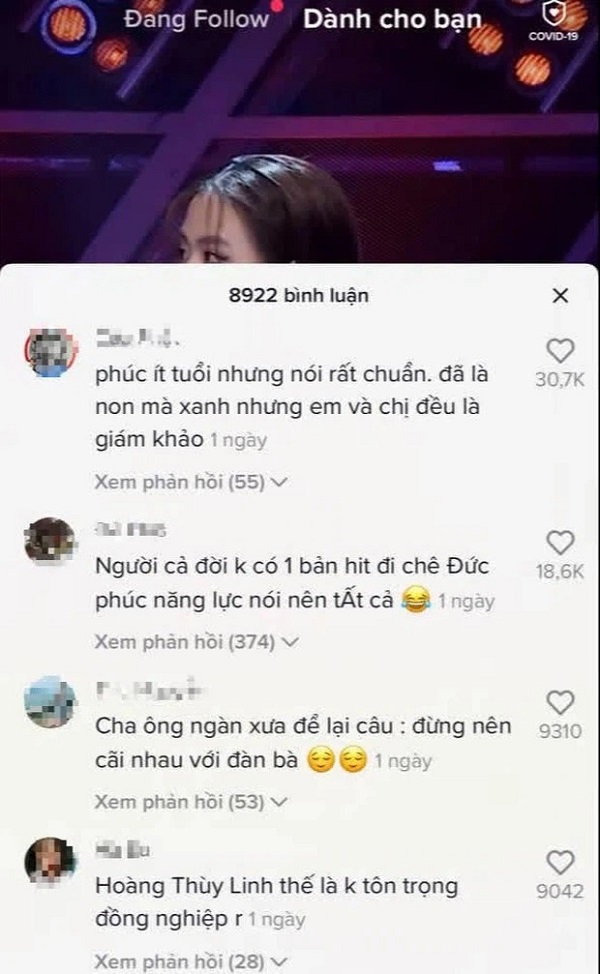 Bình luận của dân mạng Bình luận của dân mạng