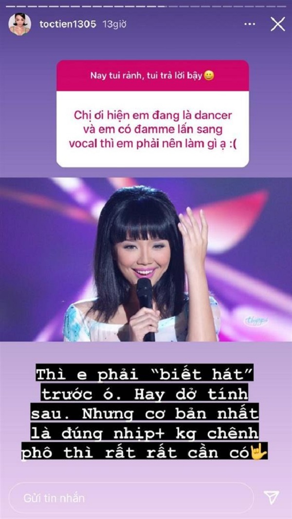 Chi Pu, Phí Phương Anh bị réo tên trong phát ngôn 'thẳng như ruột ngựa' của Tóc Tiên - Ảnh 1 Chi Pu, Phí Phương Anh bị réo tên trong phát ngôn 'thẳng như ruột ngựa' của Tóc Tiên - Ảnh 1
