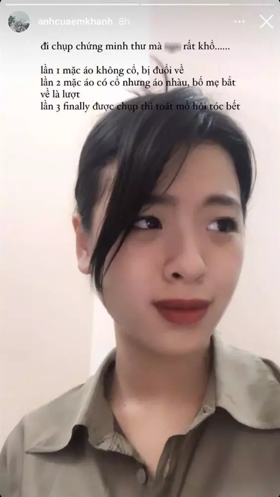 Nhan sắc hot girl của ái nữ nhà nghệ sĩ Chiều Xuân khi đi chụp căn cước công dân khiến nhiều người khó hiểu (ảnh chụp màn hình) Nhan sắc hot girl của ái nữ nhà nghệ sĩ Chiều Xuân khi đi chụp căn cước công dân khiến nhiều người khó hiểu (ảnh chụp màn hình)