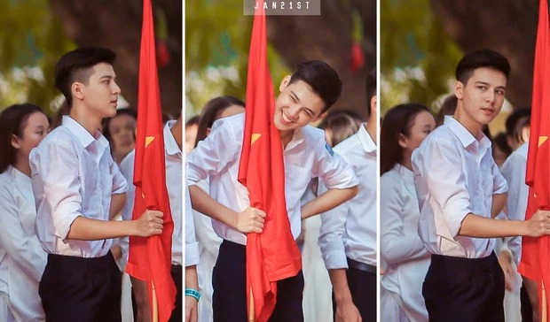 Hot boy cầm cờ từng khiến mạng xã hội chao đảo vì nét điển trai (ảnh Jan21st) Hot boy cầm cờ từng khiến mạng xã hội chao đảo vì nét điển trai (ảnh Jan21st)