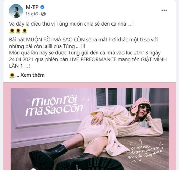 Sơn Tùng tung món quá bất ngờ tặng fan nhưng lại khiến nhiều người tưởng bở hụt hẫng (ảnh chụp màn hình) Sơn Tùng tung món quá bất ngờ tặng fan nhưng lại khiến nhiều người tưởng bở hụt hẫng (ảnh chụp màn hình)