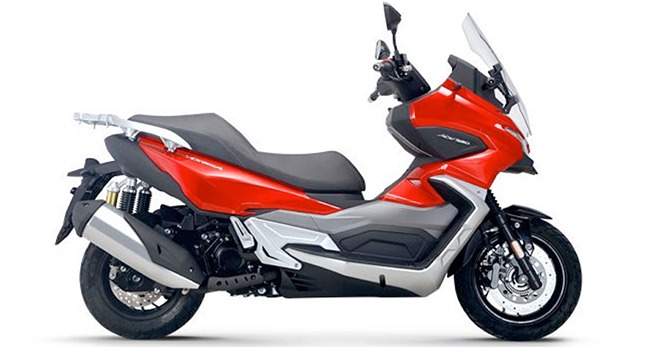 Honda chưa kịp, xe Trung Quốc mang tên Vorei ADV350 đã được trình làng, bề ngoài xịn sò, bắt mắt.