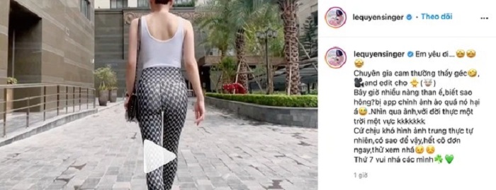 Lệ Quyên tưởng mình đẹp nên tích cực khoe bản thân! - Ảnh 1 Lệ Quyên tưởng mình đẹp nên tích cực khoe bản thân! - Ảnh 1