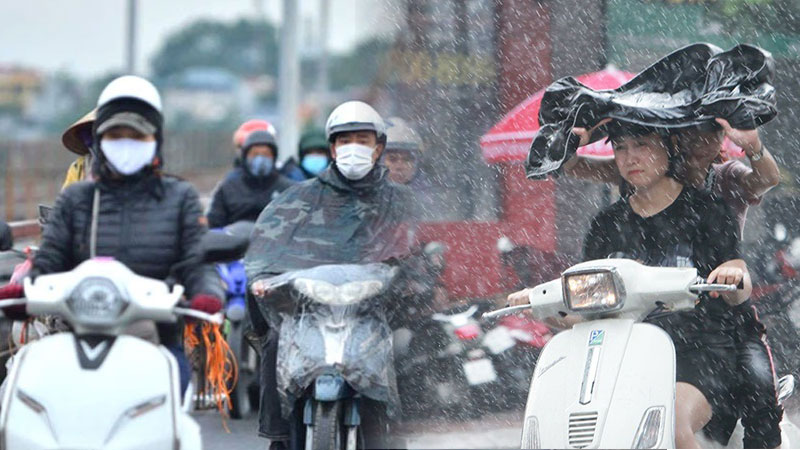Tối nay không khí lạnh sẽ ảnh hưởng đến Bắc Bộ, gây mưa lốc sét có nơi mưa đá - Ảnh 1 Tối nay không khí lạnh sẽ ảnh hưởng đến Bắc Bộ, gây mưa lốc sét có nơi mưa đá - Ảnh 1