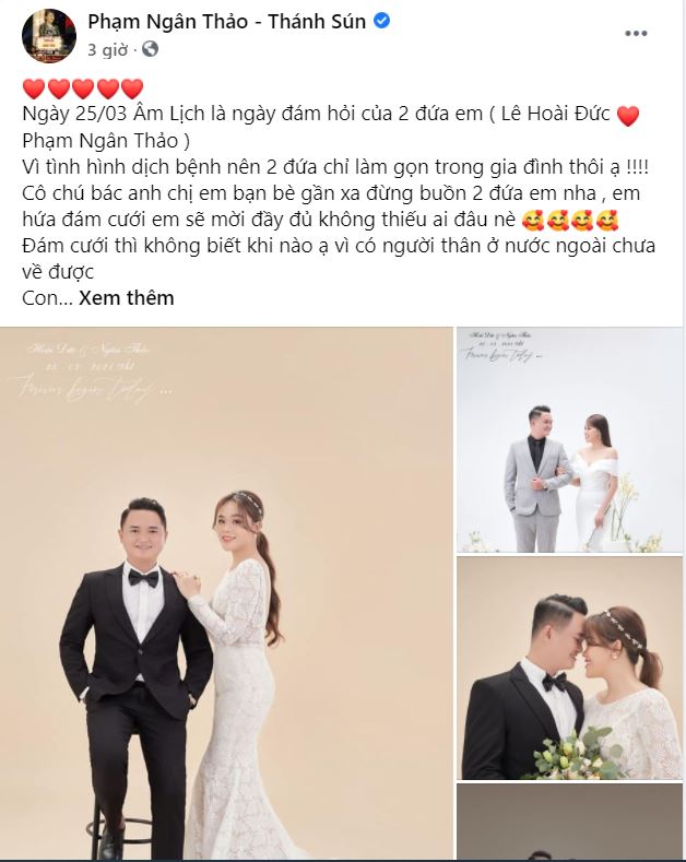 Phạm Ngân Thảo thông báo tin vui tới bạn bè, người thân. Phạm Ngân Thảo thông báo tin vui tới bạn bè, người thân.