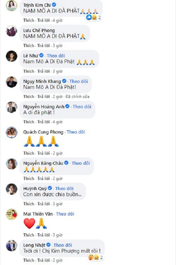 Loạt nghệ sĩ đồng loạt chia buồn Loạt nghệ sĩ đồng loạt chia buồn