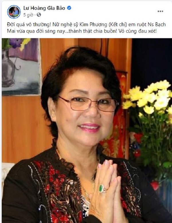 Con nuôi Hoài Linh báo tin buồn Con nuôi Hoài Linh báo tin buồn