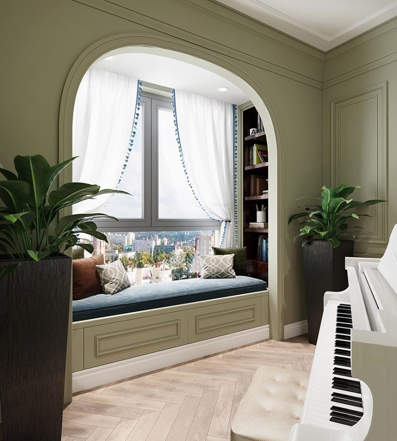 Ban công thoáng mát