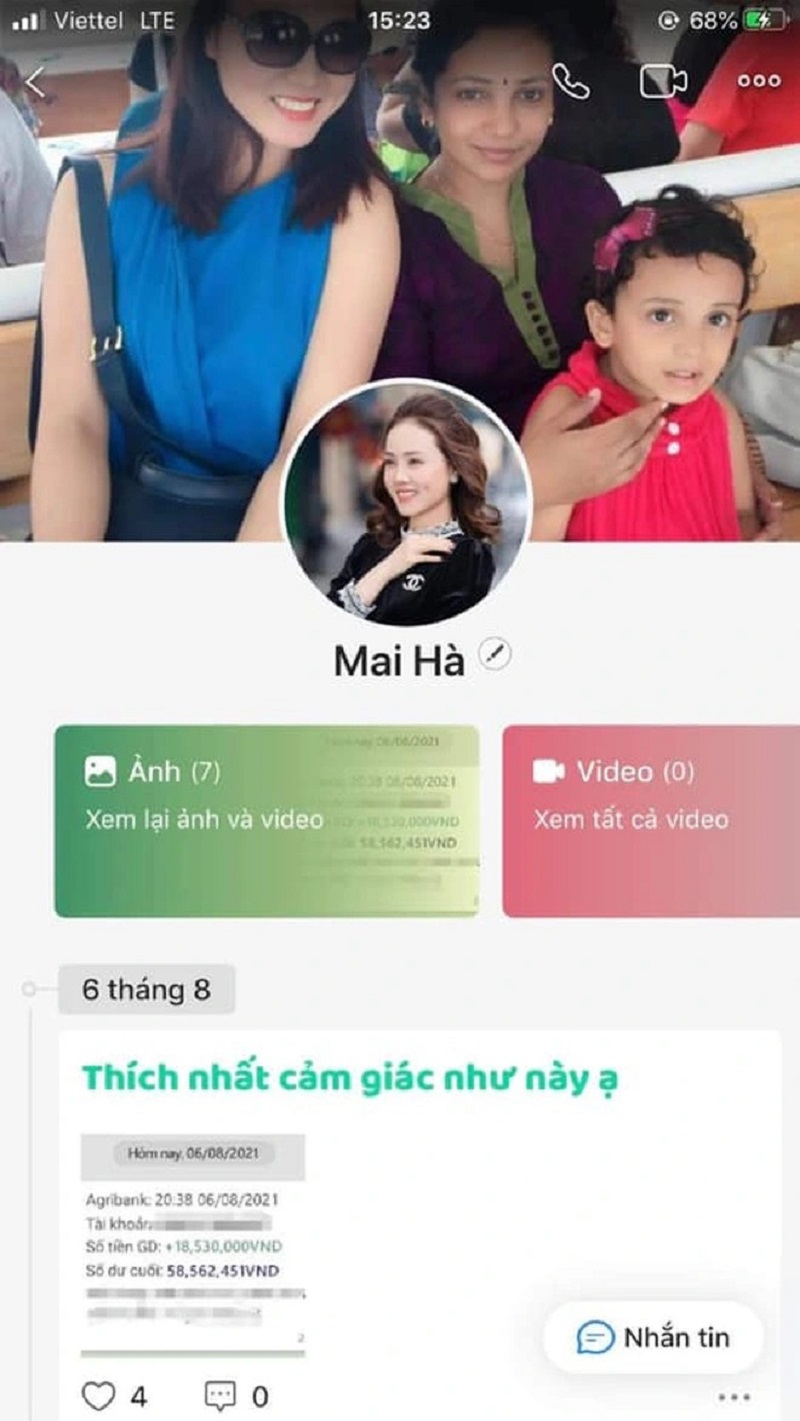 Ngọc Hà bị giả mạo tài khoản lừa đảo Ngọc Hà bị giả mạo tài khoản lừa đảo