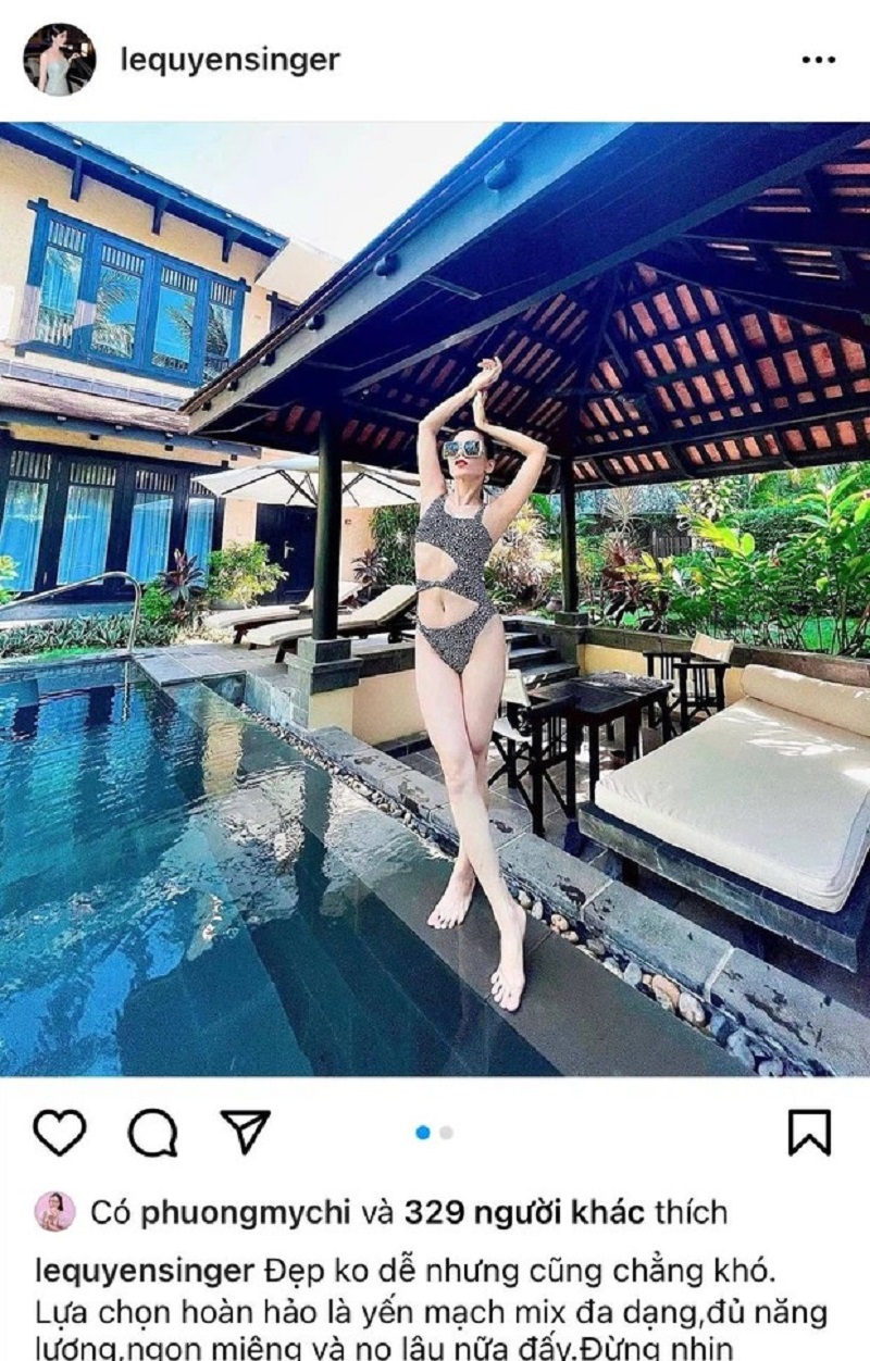 Vóc dáng đáng mơ ước của Lệ Quyên ở tuổi 40