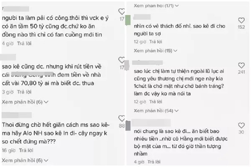Thủy Tiên bị soi sơ hở giữa sóng gió đòi minh bạch sao kê của bà Phương Hằng 7 Thủy Tiên bị soi sơ hở giữa sóng gió đòi minh bạch sao kê của bà Phương Hằng 7