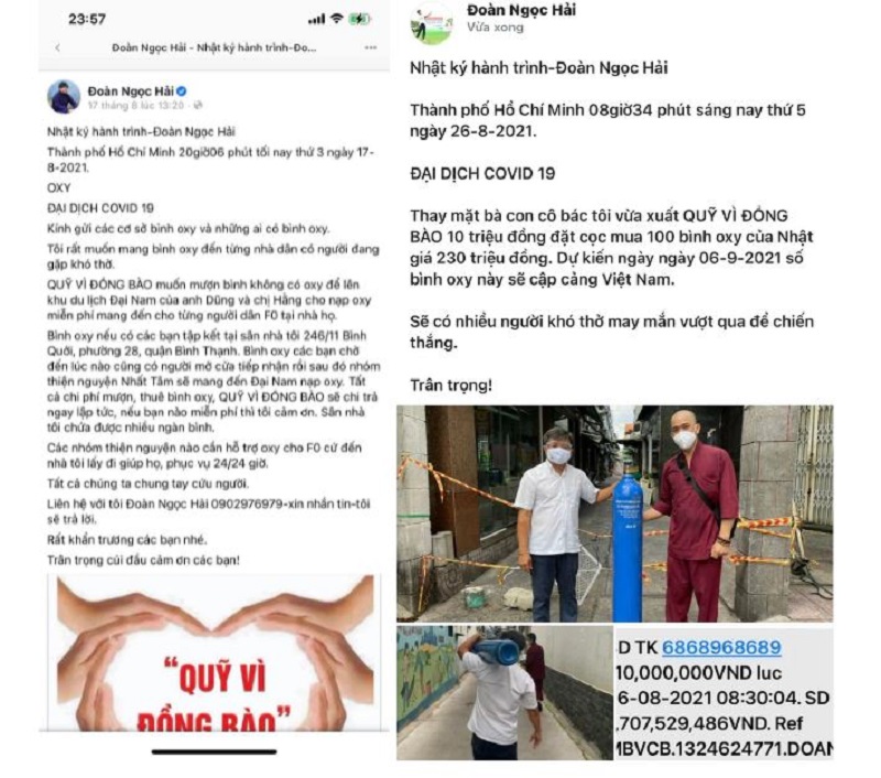 Bà Phương Hằng tuyên bố không cho oxy, phía ông Đoàn Ngọc Hải cũng 'quay xe' không nhận 4 Bà Phương Hằng tuyên bố không cho oxy, phía ông Đoàn Ngọc Hải cũng 'quay xe' không nhận 4