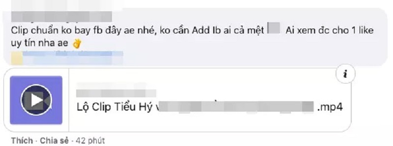 Dân mạng rần rần chia sẻ clip nóng 1 phút 30 giây của 'vợ quốc dân' Tiểu Hý Dân mạng rần rần chia sẻ clip nóng 1 phút 30 giây của 'vợ quốc dân' Tiểu Hý