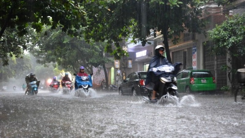 Bắc Bộ và Nam Đồng bằng Bắc Bộ mưa lớn, riêng Hòa Bình có mưa rất to Bắc Bộ và Nam Đồng bằng Bắc Bộ mưa lớn, riêng Hòa Bình có mưa rất to