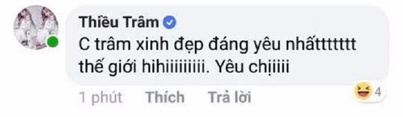 Thiều Bảo Trâm 'chữa ngượng' vụ lẫn lộn nick bình luận dạo, ảo tưởng tự khen mình - Ảnh 1 Thiều Bảo Trâm 'chữa ngượng' vụ lẫn lộn nick bình luận dạo, ảo tưởng tự khen mình - Ảnh 1