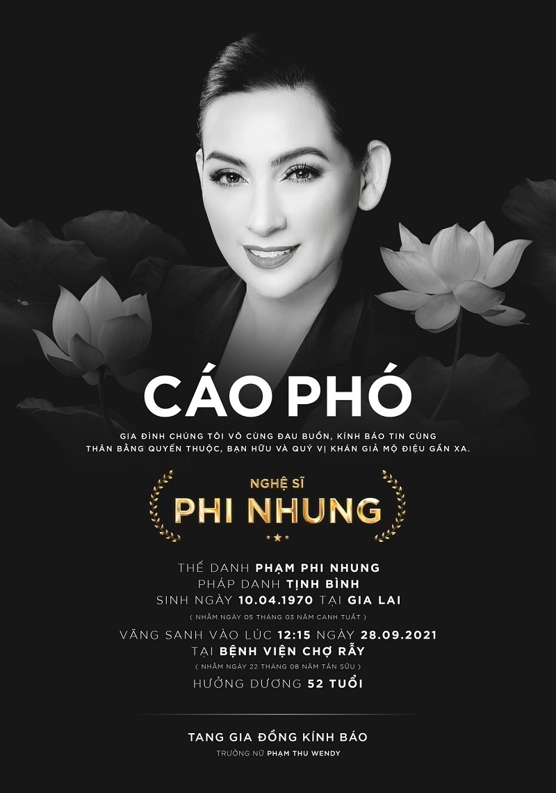 Một thông tin đặc biệt quan trọng ảnh hưởng đến cố ca sĩ Phi Nhung cần được làm rõ - Ảnh 1 Một thông tin đặc biệt quan trọng ảnh hưởng đến cố ca sĩ Phi Nhung cần được làm rõ - Ảnh 1