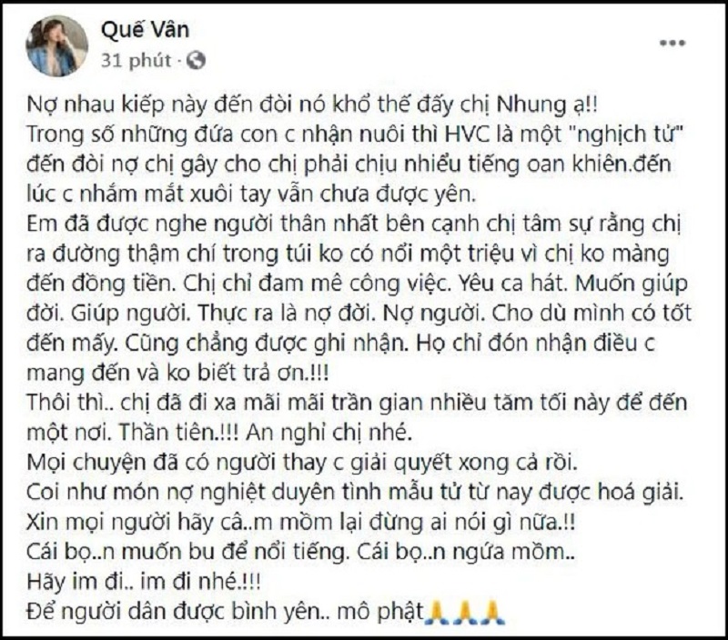 Một chân dài công khai muốn giúp Hồ Văn Cường hậu rời nhà Phi Nhung - Ảnh 1 Một chân dài công khai muốn giúp Hồ Văn Cường hậu rời nhà Phi Nhung - Ảnh 1