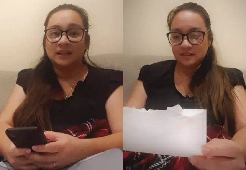 Wendy đọc thư khán giả gửi hai mẹ con (ảnh chụp màn hình) Wendy đọc thư khán giả gửi hai mẹ con (ảnh chụp màn hình)